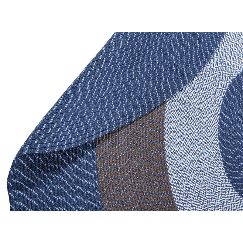 McClure Striped Indoor Rug, 20" x 30" Oval