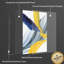 "Abstract Lines", art mural encadré en aluminium-2038498345-2038498348
