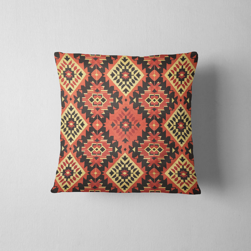 Housse de coussin décoratif Zara Eastern Elegance, H 20 po x l 20 po