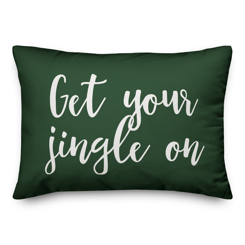  Obtenez votre oreiller lombaire Jingle, Vert foncé