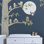 Adhésif décoratif arbre amical avec hiboux
