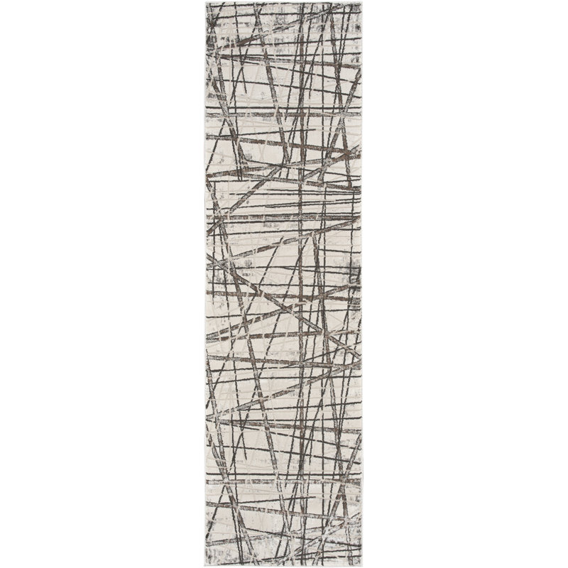 Prindle Abstract Indoor Rug, Runner 2'3" x 7'6"