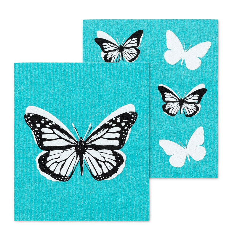 Ensemble de 2 lavettes Butterfly