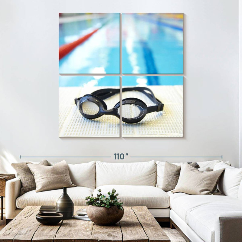 Lunettes de piscine Sireci, H 74 po x l 74 po