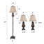 Ensemble de lampes de table et de plancher Areanna Brown