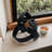 Decorative Metal Aluminum Modern Sculptural Accent Piece - Black-1472779724-1382470105