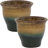 Ailynn Round Imperial Ceramic Outdoor Planter-1857609949-1857609946