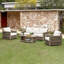 Ensemble de mobilier d'extérieur 4 pièces Seehill