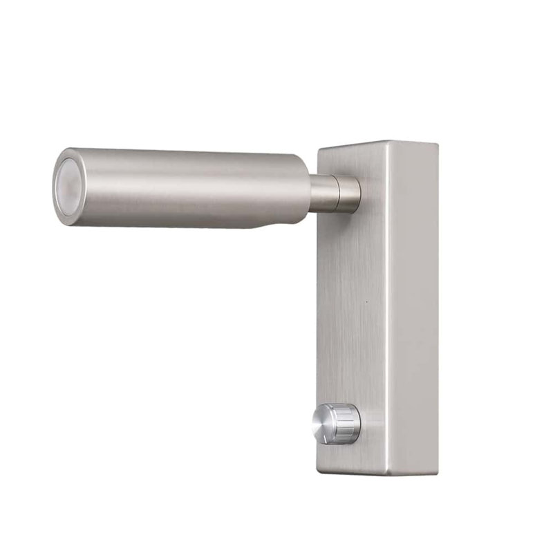 UltraBeam 5 Watt LED Dimmable Brushed Nickel Wall Mounted Bedroom Reading Light