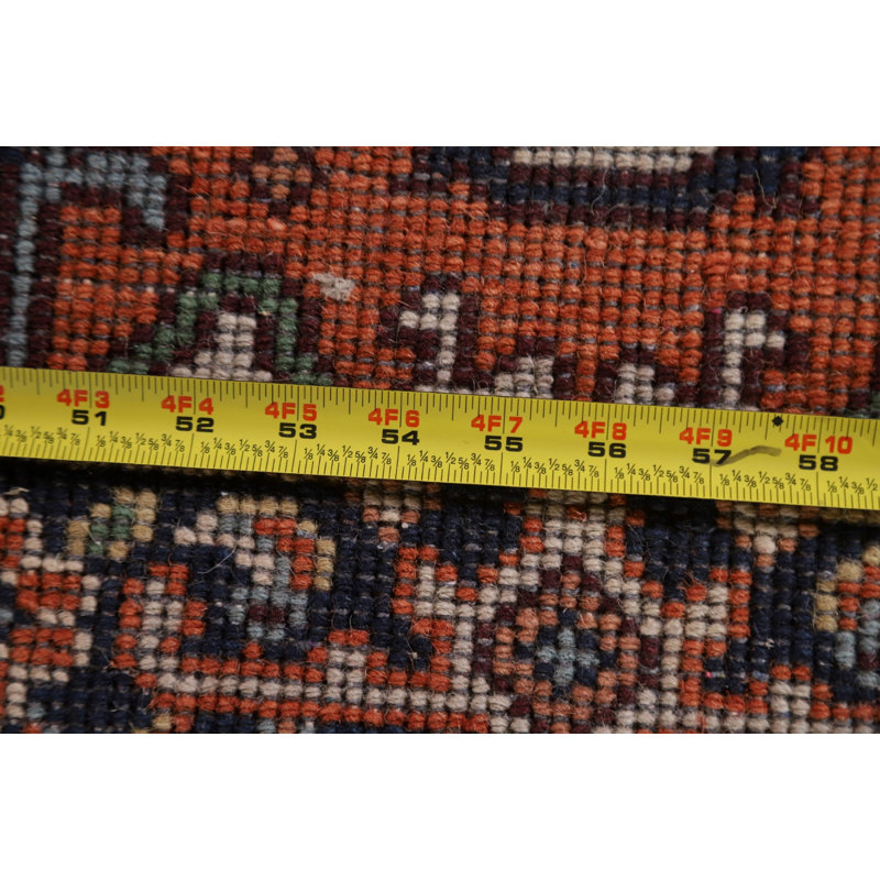 Tapis de couloir géométrique Heriz Serapi 3X8