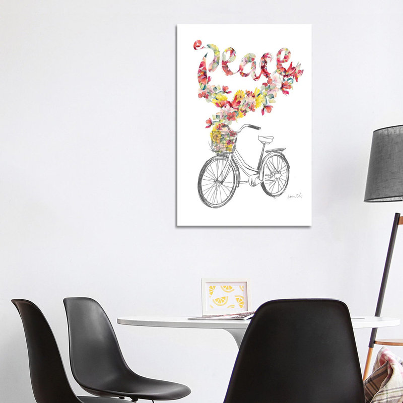 Love & Peace Ii 1 Piece Wrapped Canvas Wall Art, 101.6 cm H x 66.04 cm W x 3.175 cm D