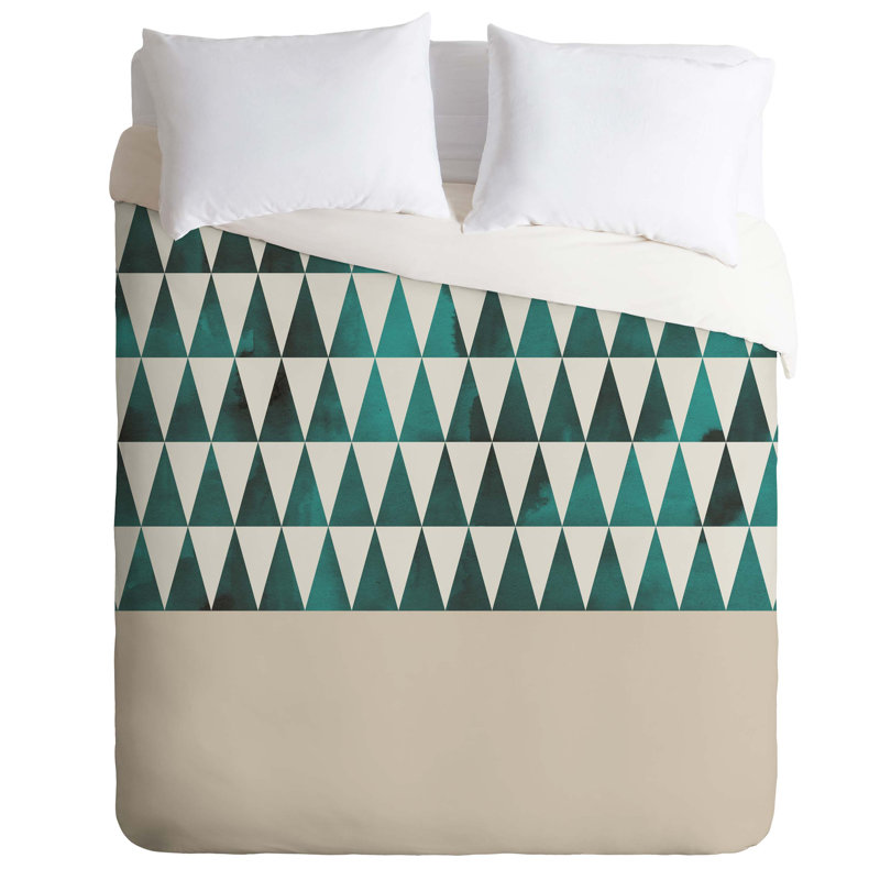 Georgiana Paraschiv Glam Polyester Geometric Shapes Duvet Cover, Twin/Twin XL Duvet Cover