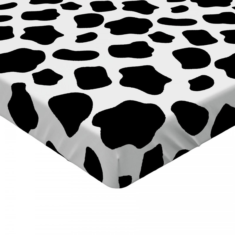 Animal Print Microfibre Jersey Knit Fitted Sheet, European Kingsize (160 x 200cm)