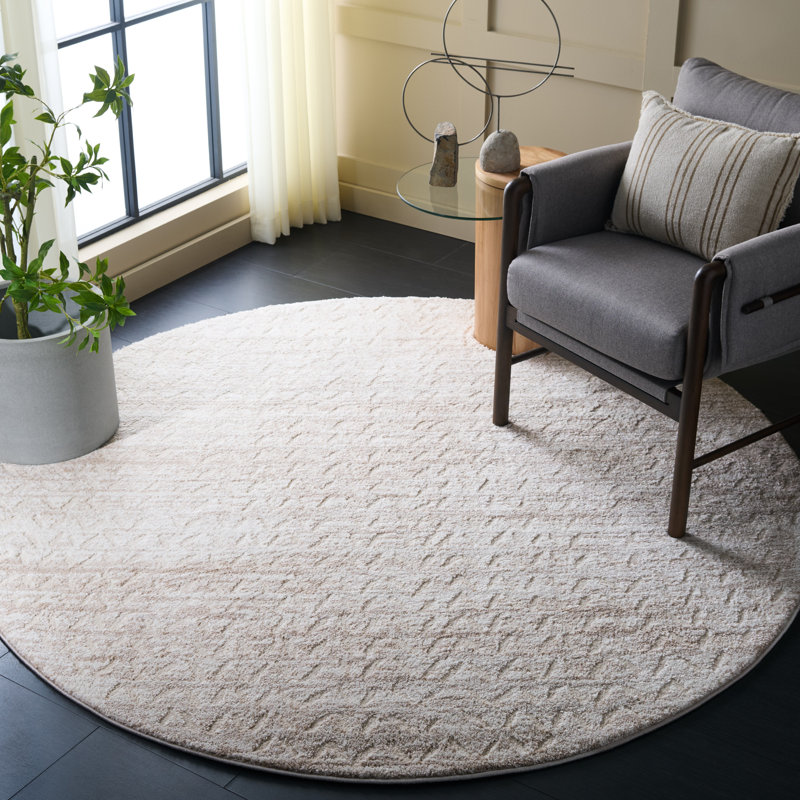 Northport Performance Abstract Rug, Round 6'7"