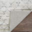 Tapis ivoire / brun Becton Snow-23568427