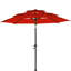 Parasol de marché à 3 niveaux avec bouton-poussoir inclinable et manivelle-425146755-425146765