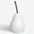 Innila 22" Large White Pear Sculpture For Home Decor - 10.5" D x 22" H-1597686969