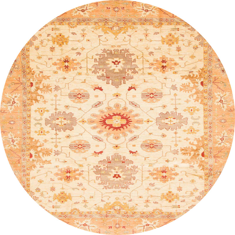 Tapis abstrait moderne 794, Rond 5 pi