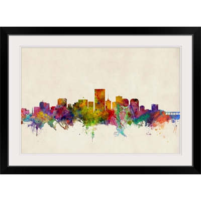 «Richmond Virginia Skyline» par Francy, impression