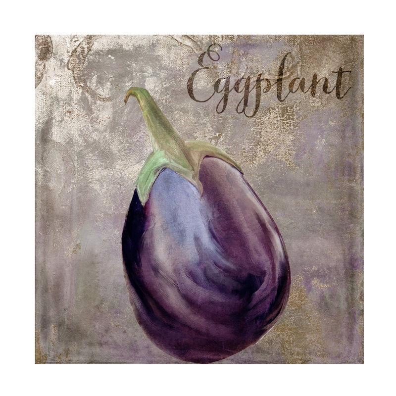 Art sur toile aubergine bolognaise bolognaise, H 14 po x l 14 po
