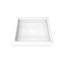 DreamLine DreamStone P 36 po x l 36 po. Ensemble de base et de mur blanc à motif de métro traditionnel