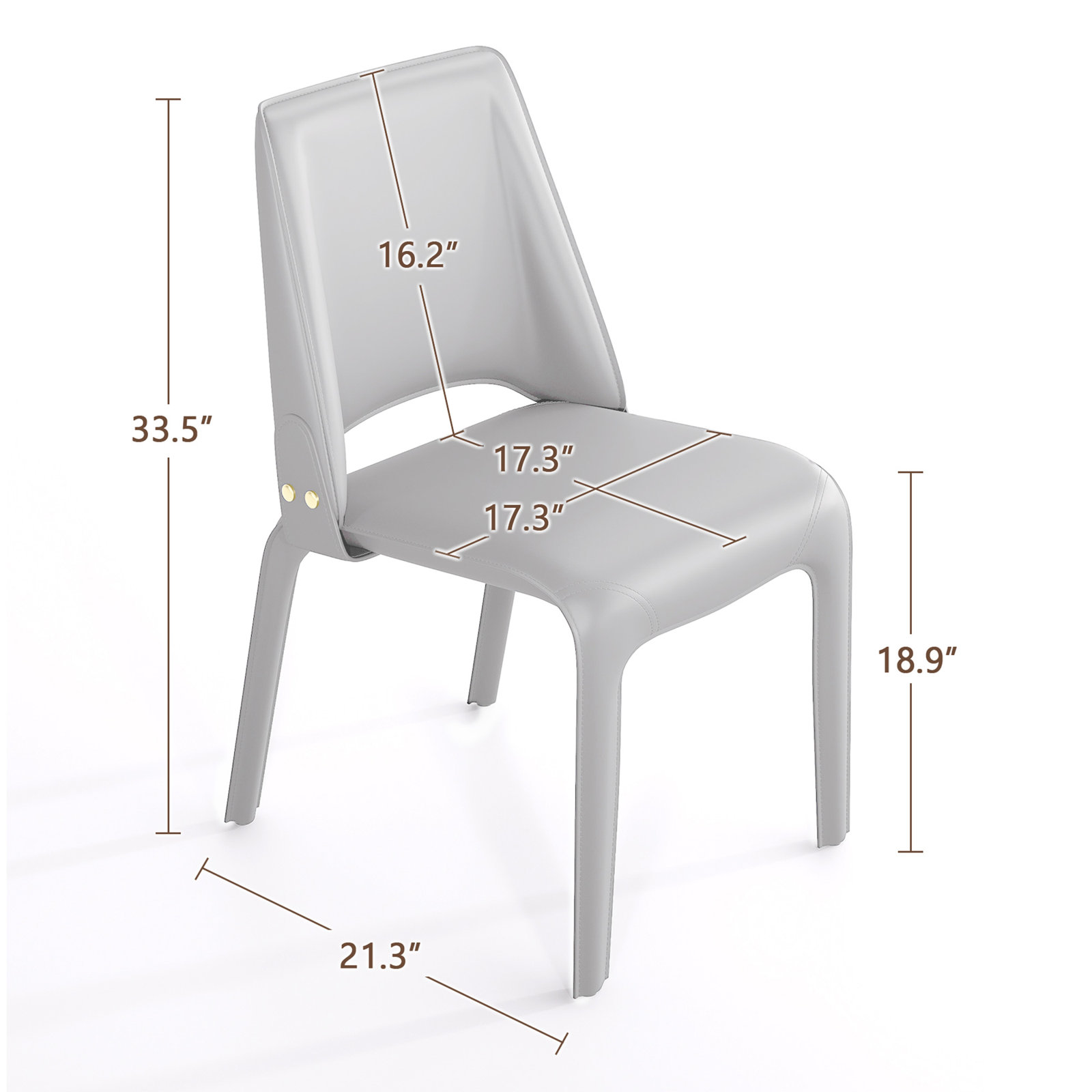 Vannes Dining Chair, 6, Blue, No Assembly Needed