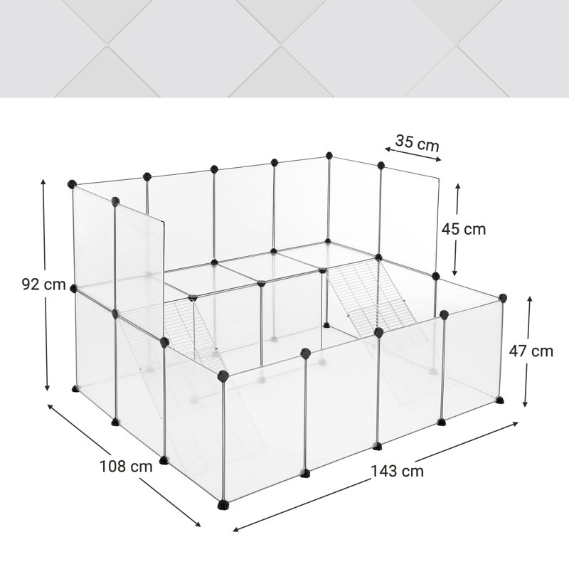 Juli Small Animal Cage, White