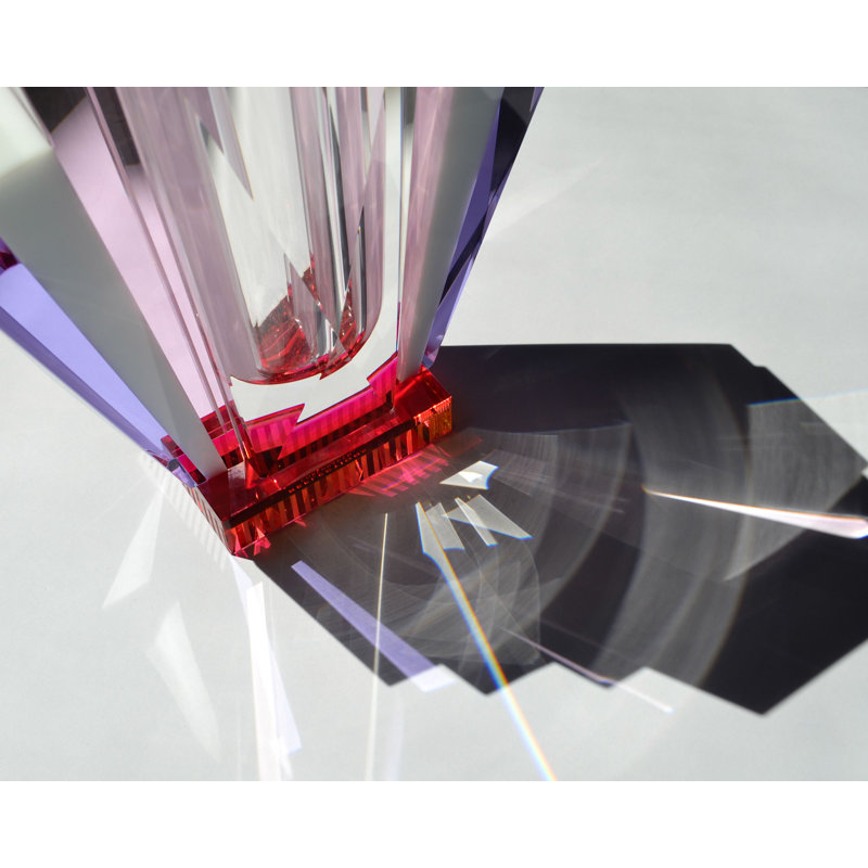 South Beach Handmade Crystal Table Vase