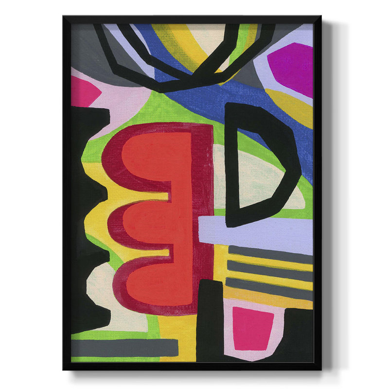 «Bold Shape Shift I», reproduction encadrée de qualité supérieure - prête à être accrochée, H 42,5 po x l 30,5 po