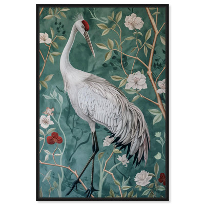 «White Peacock's Dream Canvas Bird Maximalist» par Art Remedy