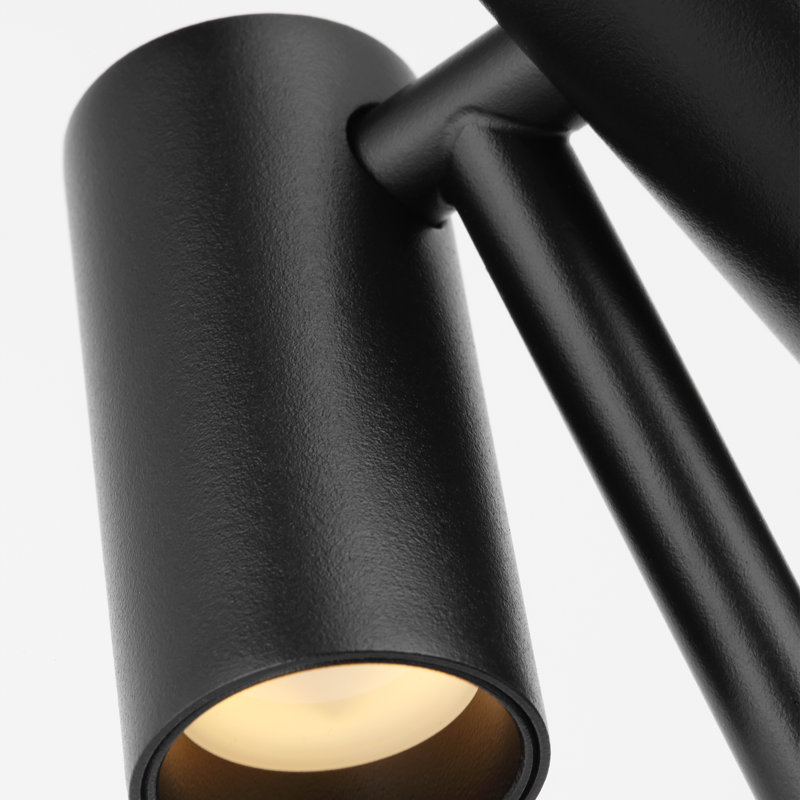 Doppia Short Accent Rechargeable Table Lamp, Black