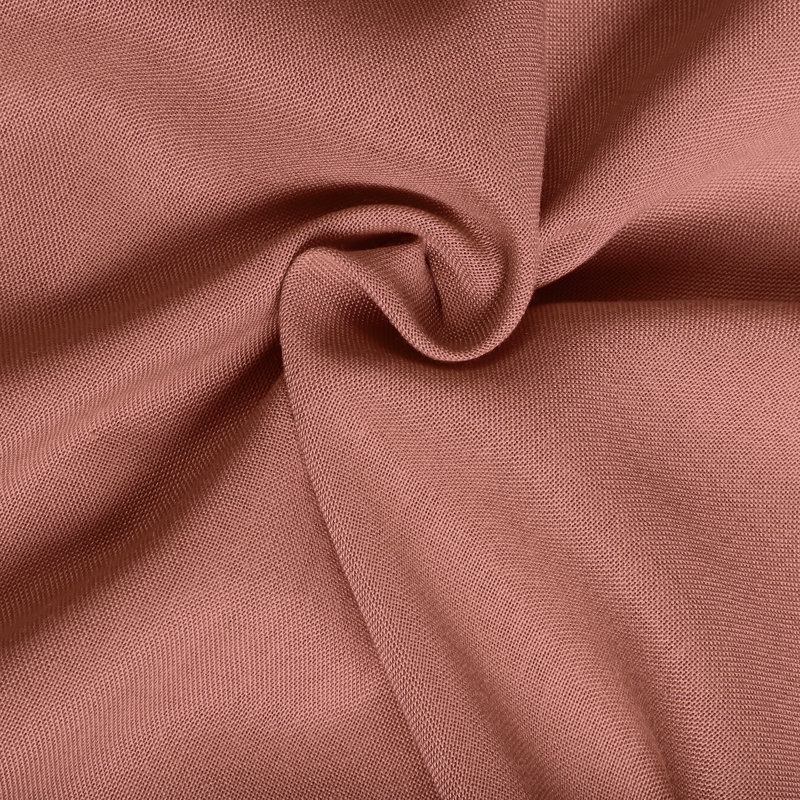 Sela Pencil Pleat Semi Sheer Curtain, Antique pink