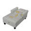 Chaise longue, méridienne rembourrée pour salon de chambre à coucher