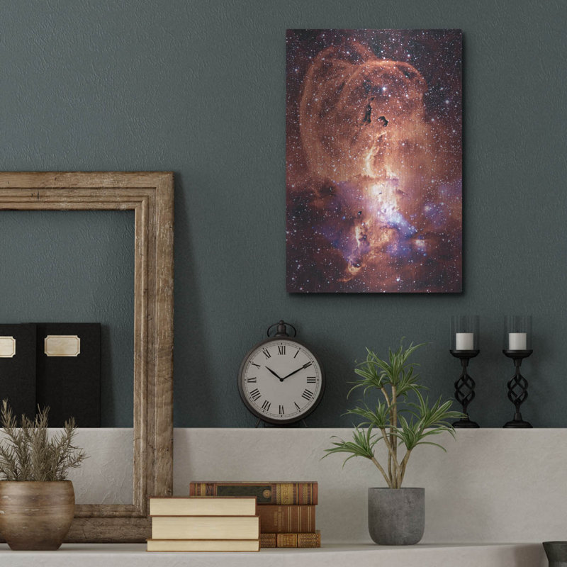 NCL 3576 Nebula, art mural en métal, H 16 po x l 12 po