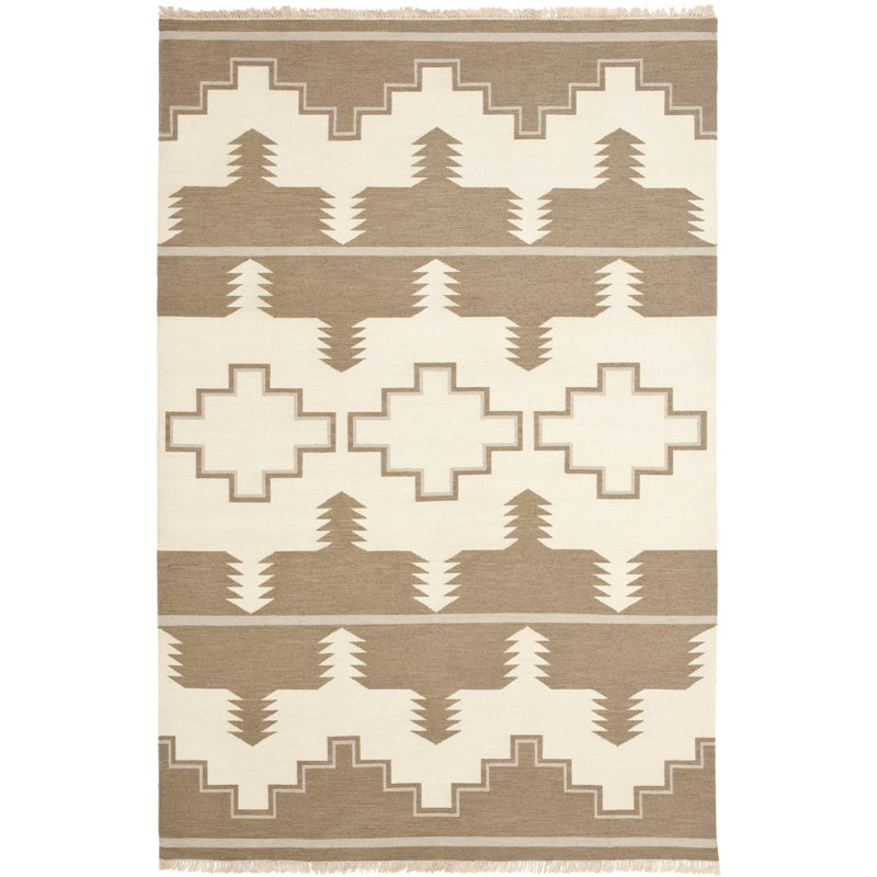 Ralph Lauren Plains Creek Wool Geometric Rug, Rectangle 6' x 9'