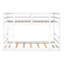 Lit superposé double blanc avec structure en bois de pin massif pour une utilisation à long terme, fabrication de qualité-632752359