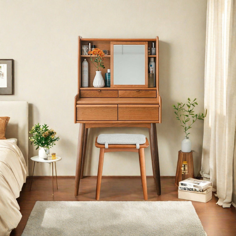 Meuble-lavabo en bois massif 26,77 po, Burlywood