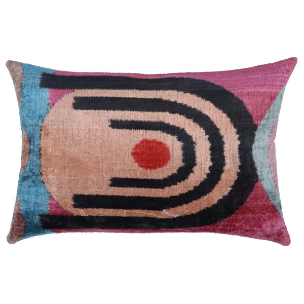 Bazar Silk Ikat Lumbar Pillow