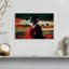 Ethnique africain en rouge sur toile-1411827418