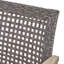 Fauteuil club en bois et osier (ensemble de 2)-1533073890