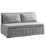 Grand canapé-lit convertible grand, gris clair-372499411