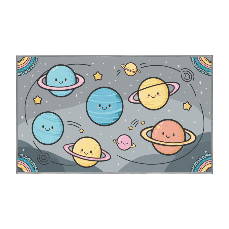 Tapis pour enfants East Urban Home, Rectangle 5 pi x 7 pi