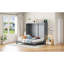 Lit escamotable double pleine grandeur, gris-130605827