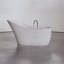 67.3" x 29.7" Freestanding Soaking Cement Bathtub-175628162