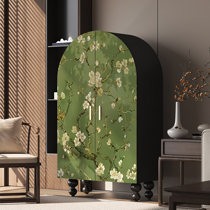 Armoire de chambre à coucher à deux portes Retro Home Art