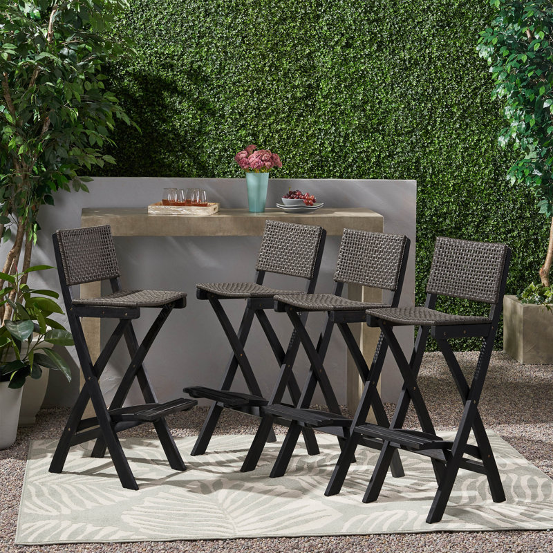 Tabouret de bar 31,5 po Jacobson, Gris foncé