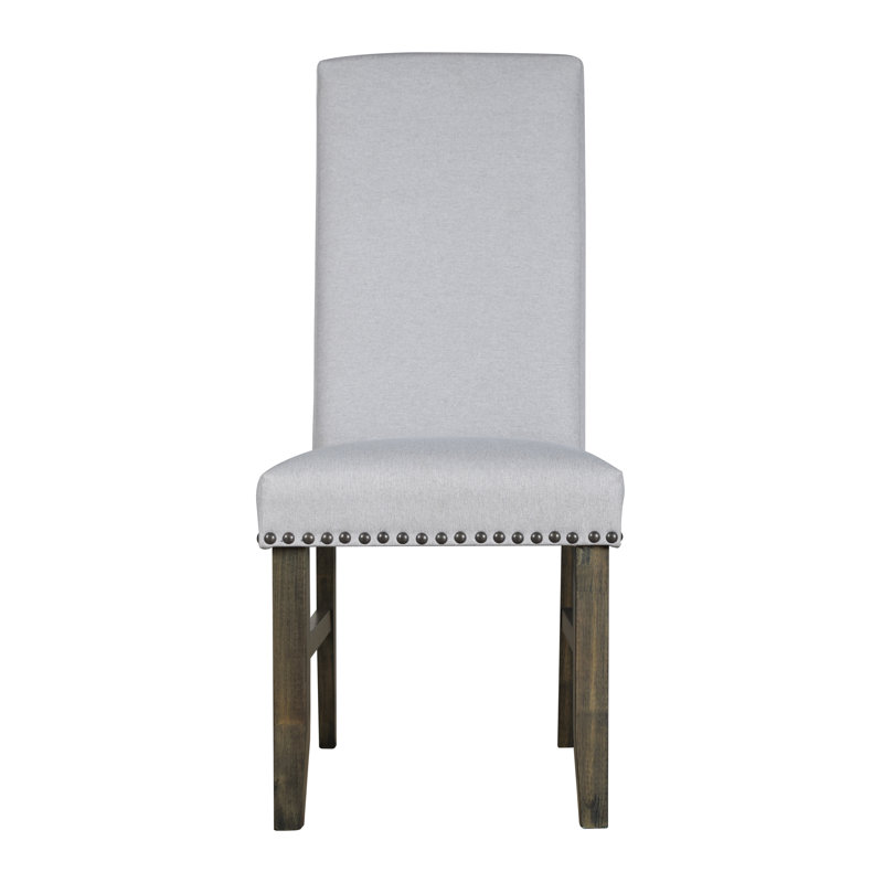 Chaise parsons rembourrée en polyester Sridivith
