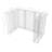Garbage Can Storage Trash Can Enclosure Galvanized Steel Wire Mesh
