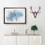 Dolphin Leading the Way in Abstract - Picture Frame Graphic Art Print-55734284-55734281