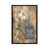 Toile encadrée de bois rustique foncé